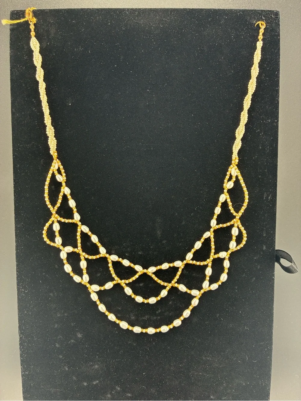 GF 14/20 Gold-Tone Multi-Strand Fresh-Water Pearl Necklace